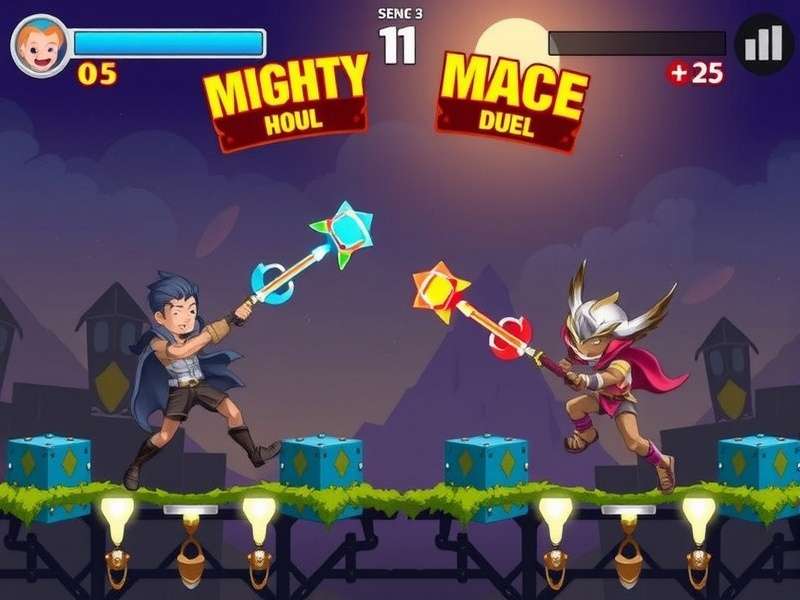 Mighty Mace Duel Gameplay Screenshot